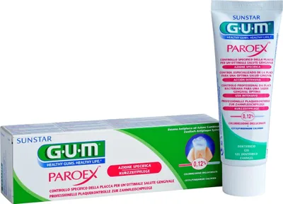Produktbild von Gum Paroex Zahnpasta Intensive Action 75ml Chlorhexidin Zahnfleischpflege