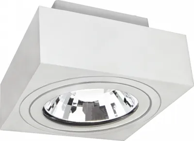 Produktbild von MIRORA LED Deckenleuchte 15x15cm GU10 Schwenkbar Weiß