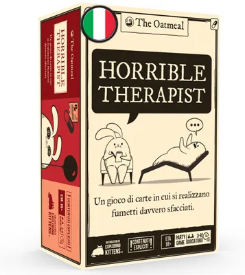 Zdjęcie produktu dla Exploding Kittens Horrible therapist, Gra karciana, Przyjęcie, 17 lat(a), 15 min