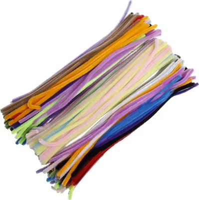Produktbild von Pfeifenreiniger, 300 Stück Pfeifenreiniger Bunt Zum Basteln, Pfeifenreiniger Handwerk Stiele, Diy Chenilledraht, Für Kinder Zum Basteln Und Faschingsdeko Dekorieren