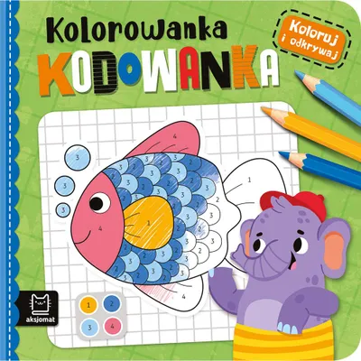 Obrázok produktu pre Koloruj i odkrywaj. Kolorowanka kodowanka - Agata Kaczyńska
