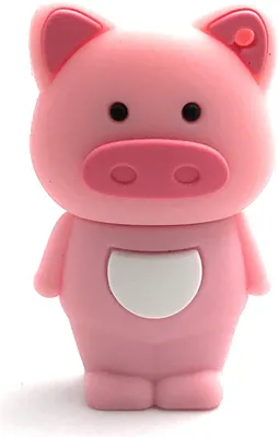 Produktbild von Onwomania Schwein Sau Glücksschwein Ferkel rosa USB Stick USB Flash Drive 16GB Usb 2.0