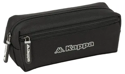 Schul-Etui klein, Polyester, 22x6x8,5 cm, Schwarz