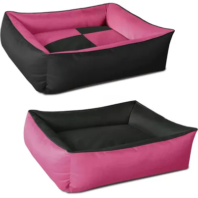 Obrázek produktu pro Pelíšek pro psy 2v1,(D) cca 80x65x18cm,CANDY (růžová/černá)