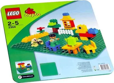 Produktbild von Lego 2304 Duplo Steine Große Bauplatte, grün