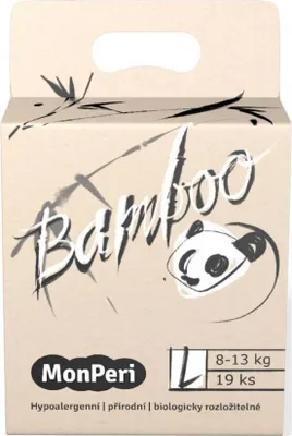 Produktbild von MonPeri Wegwerfwindeln Bambus L