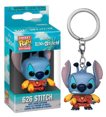 Produktbild von Funko Pocket Pop! Disney: Lilo & Stitch - 626 Stitch Keychain
