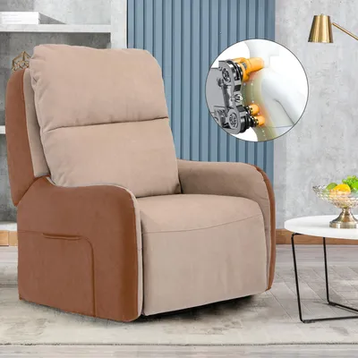 Produktbild von COMHOMA Elektrischer Relaxsessel Massagesessel mit Power Lift, mit SL-Massagefunktion, Ruhesessel Fernsehsessel Fernbedienung mit USB-Anschluss für Se