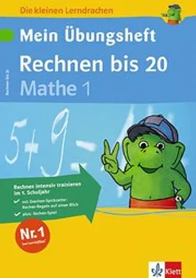 Produktbild von Die kleinen Lerndrachen: Mein Übungsheft Rechnen bis 20. Mathematik 1. Klasse