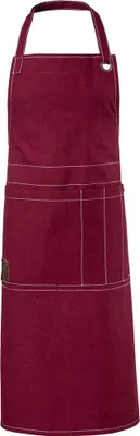Produktbild von Canvas Latzschürze B 75 x L 100 cm stonewashed bordeaux : bordeaux : 100% Baumwolle 290 g/m² (Canvas)