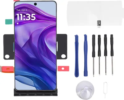 Produktbild von Bildschirmersatz für Razr 2024 50 Ultra Phone 6,9 ​​Zoll Touch Digitizer Assembly Unterstützung Fingerabdruck mit Reparaturwerkzeugen
