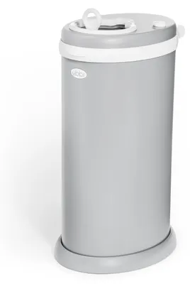 Produktbild von Ubbi Stainless Steel Nappy Pail, Odor Locking, No Special Bag Required, Award-Winning, Registry Must-Have, Matte Gray
