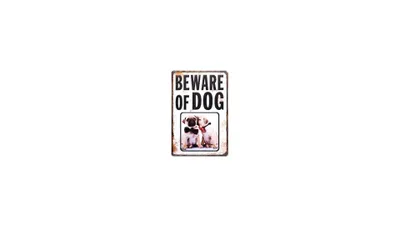 Produktbild von Blech Bilderrahmen DOG 10x10 Weiß