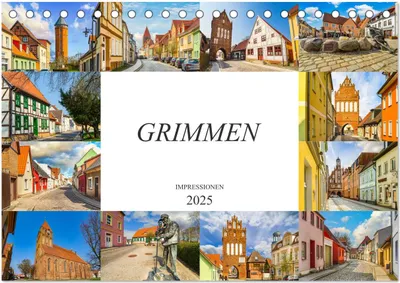 Produktbild von Grimmen Impressionen (Tischkalender 2025 DIN A5 quer), CALVENDO Monatskalender