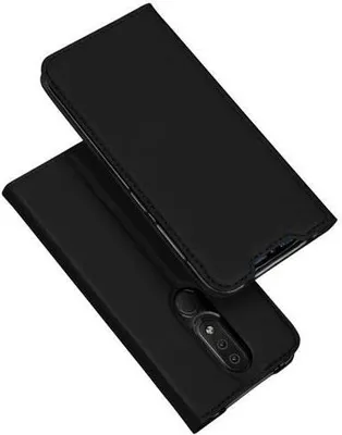 Produktbild von Nokia 4.2 Hülle - Kunstleder - Dux Ducis Klapphülle - Schwarz