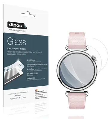 Immagine prodotto di 2x Pellicola Protettiva per Huawei Watch GT 7 41 mm Protezione opaco Vetro Flessibile 9H dipos