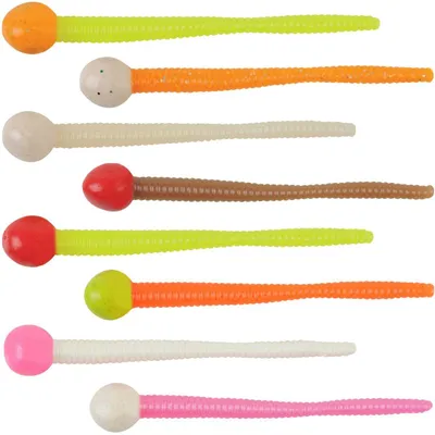 Produktbild von Berkley PowerBait Floating Mice Tails - 13 Forellenköder, Farbe:Bubblegum/White