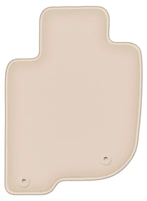 Produktbild von DURBAN Beige Velours-Fahrerfußmatte für Mitsubishi L200 V Geländewagen (2015-)