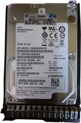Produktbild von HPE Enterprise - Festplatte - 300 GB - Hot-Swap - 2.5" SFF (6.4 cm SFF)