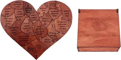 Produktbild von Gegraveerde hartdoos Valentinstag Geschenk für Freundin oder Hochzeitstag</s