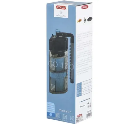 Zdjęcie produktu dla ZOLUX AQUAYA CORNER 120 narożny filtr wewnętrzny do akwarium o pojemności do 120 l, Z326530