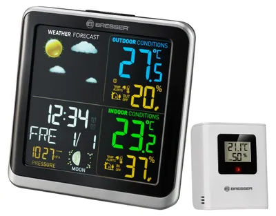 Image de Station météo BRESSER ClimaTemp TB avec Écran LCD Couleur