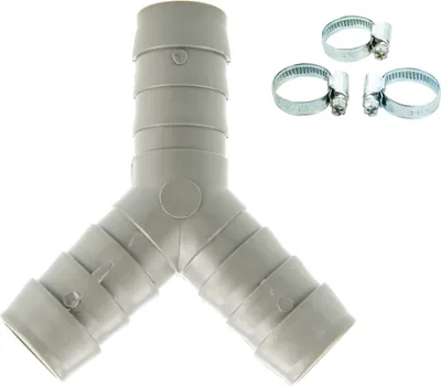 Produktbild von tecuro Y-Verbindungssatz für Ablaufschläuche Ø 19-21 mm von Wasch-, Spülmaschinen