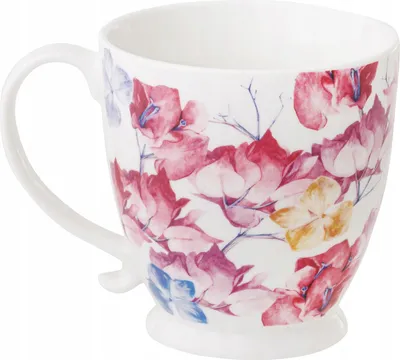 Zdjęcie produktu dla Kubek porcelanowy 480 ml Diana kwiatki różowe Garden