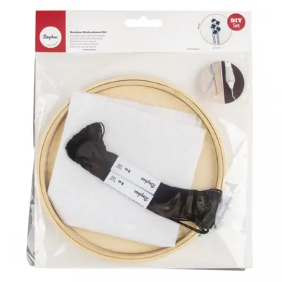 Zdjęcie produktu dla Bambusowy zestaw obręczy do haftu ø 17 cm