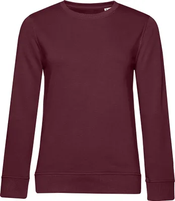 Image de B&C Sweatshirt femme, en coton bio BC4721 (XL) (Bourgogne)