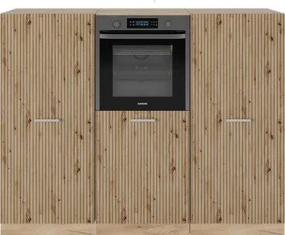Produktbild von Küchenblock Vicco R-Line Artisan-Eiche/Goldkraft Eiche 180 cm ohne Arbeitsplatte, Model 48925