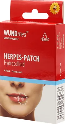 Obrázok produktu pre WUNDmed® 02-093 WUNDmed® Herpes Pflaster Herpes-Patch 02-093 transparent 1,5 x 1,5 cm, 6 St.