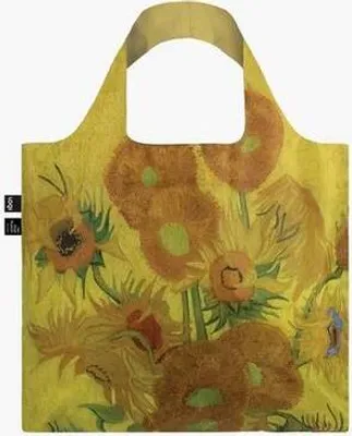 Zdjęcie produktu dla Torba LOQI, wzór: Słoneczniki Vincenta van Gogha, wykonana z materiałów pochodzących z recyklingu