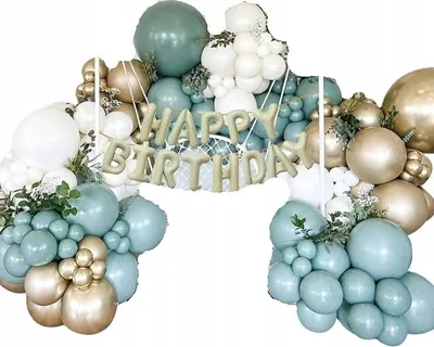 Produktbild von Girlandenballon-Set 124-teilig 8339