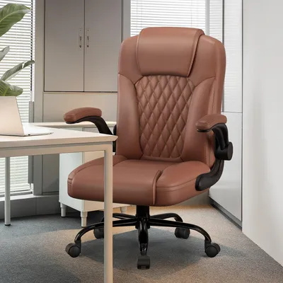 Image de Chaise de bureau - Chaise de bureau ergonomique - Chaise de bureau pivotante - Chaise de bureau avec accoudoirs