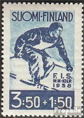 Produktbild von Briefmarken Finnland 1938 Mi 210 postfrisch Ski-Wettkämpfe
