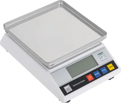 Obrázok produktu pre Analytická laboratórna váha – stolová váha – digitálna – vysoká presnosť – funkcia počítania – priemyselná – biela