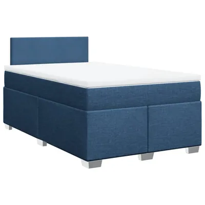 Produktbild von Boxspringbett mit Matratze Blau 120x200 cm Stoff