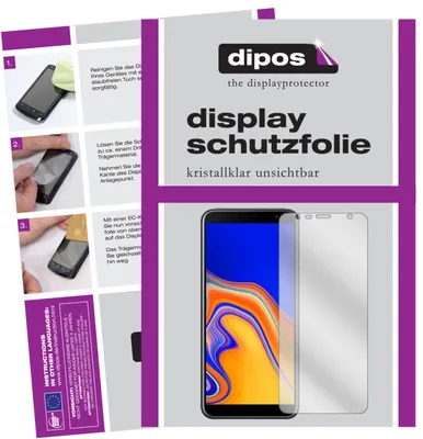 Produktbild von 2x Schutzfolie für Samsung Galaxy J6 Plus (2018) klar Displayschutzfolie Folie