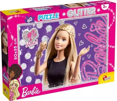 Zdjęcie produktu dla Just Entertainment Barbie brokatowa układanka 60 elementów SELFIE! (60) (U) OFERTA