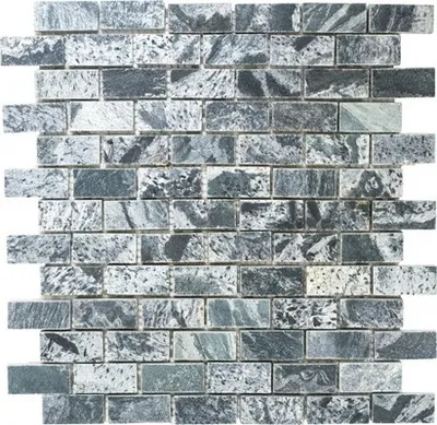 Produktbild von Natursteinmosaik XMI 117 30,5x32,5 cm silber/grau