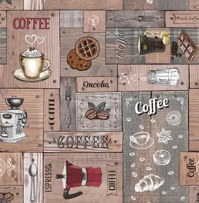 Produktbild von Wachstuch Kaffee Barista Coffee abwischbar Wachstuchtischdecke 140 x 140 - 38396 - Coffee