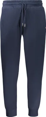 Produktbild von Blaue Herren-Fleece-Jogginghose mit Taschen und elastischem Bund