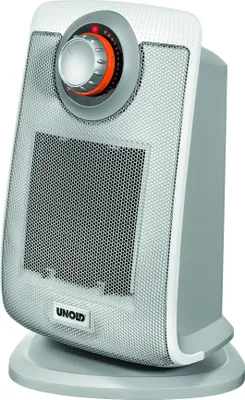 Produktbild von Unold 86440 Keramik Heizlüfter Bad - Weiß, 1300 Watt, Ventilation, Warmluft, Heißluft, 75° oszillierend, leicht und leise, Überhitzungsschutz