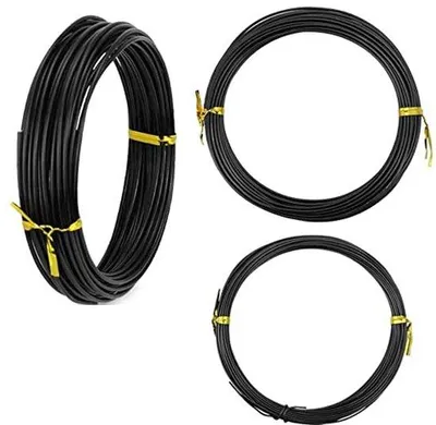 Produktbild von Trainingskabel Aluminiumdraht 3 Stück 1,0/1,5/2,0 mm - Bonsaiformung