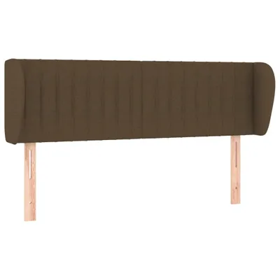 Obrázok produktu pre Čelo postele so záhybmi tmavohendé 147x23x78/88 cm látka