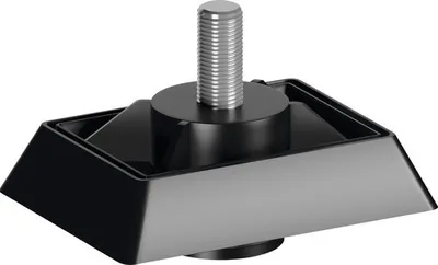 Produktbild von Vario Füße Schulte Stecksystem Profi verstellbar schwarz 2er Pack