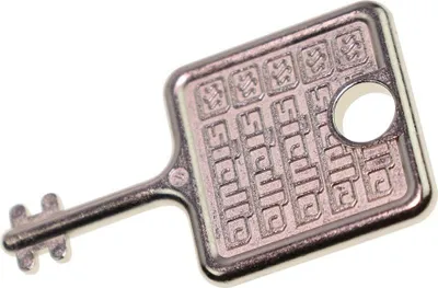 Produktbild von Siedle 210007019-00 Schlüssel für VARIO 51 MR 511/512/513/514/524 Montagerahmen