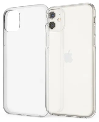 Produktbild von NALIA Handy Hülle für iPhone 11, Silikon Schutz Case Cover Tasche Bumper Etui Transparent