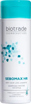 Produktbild von Biotrade Sebomax HR Anti-Haarausfall-Shampoo stimuliert das Haarwachstum 200ml